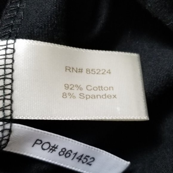 Boston Proper Top Black Long Sleeve Square Neck Size Small - Picture 4 of 5